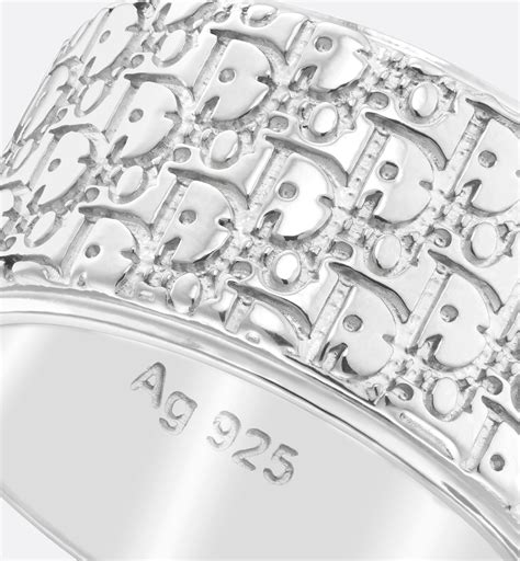 ring dior silber|Dior oblique ring.